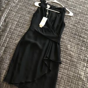 Armani black midi dress